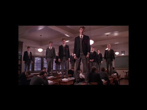 いまを生きる 吹替（ Dead Poets Society/Japanese dubbing）学校を去るロビン・ウィリアムズ「ありがとう、諸君」