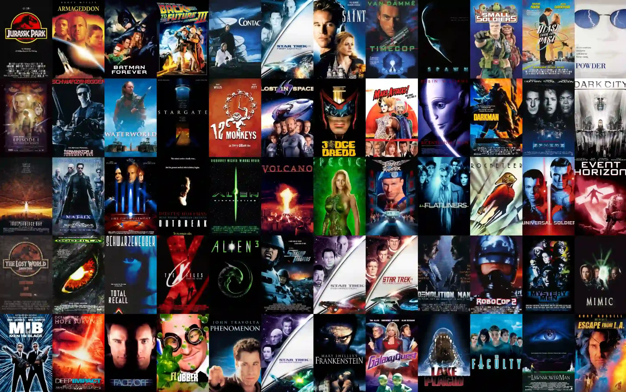 1990年代SF映画まとめ