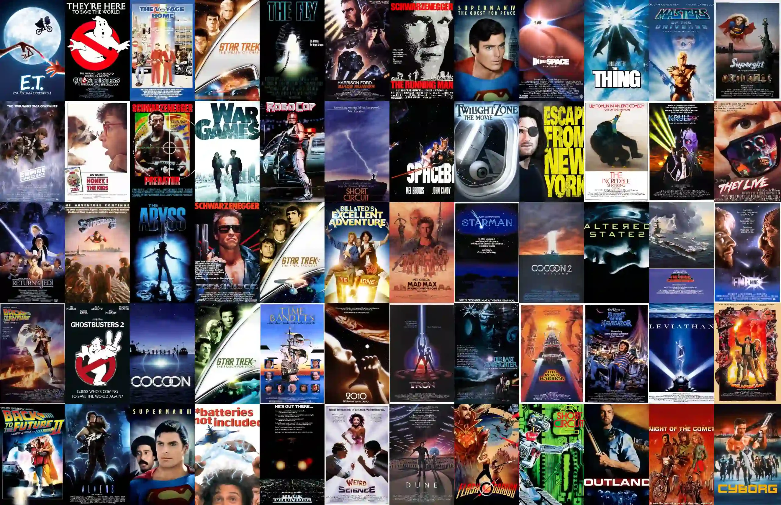 1980年代SF映画まとめ