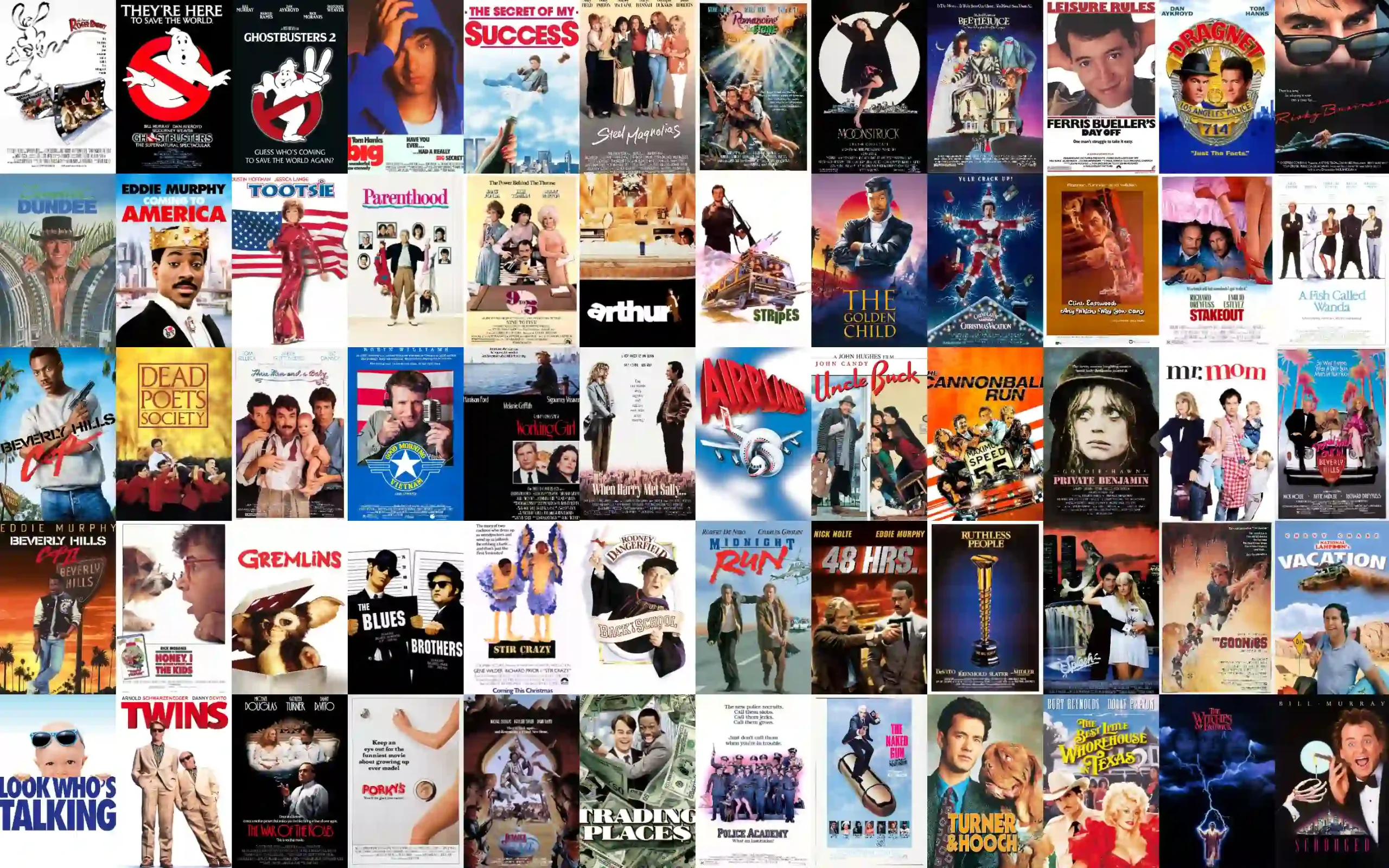1980年代傑作コメディ映画まとめ