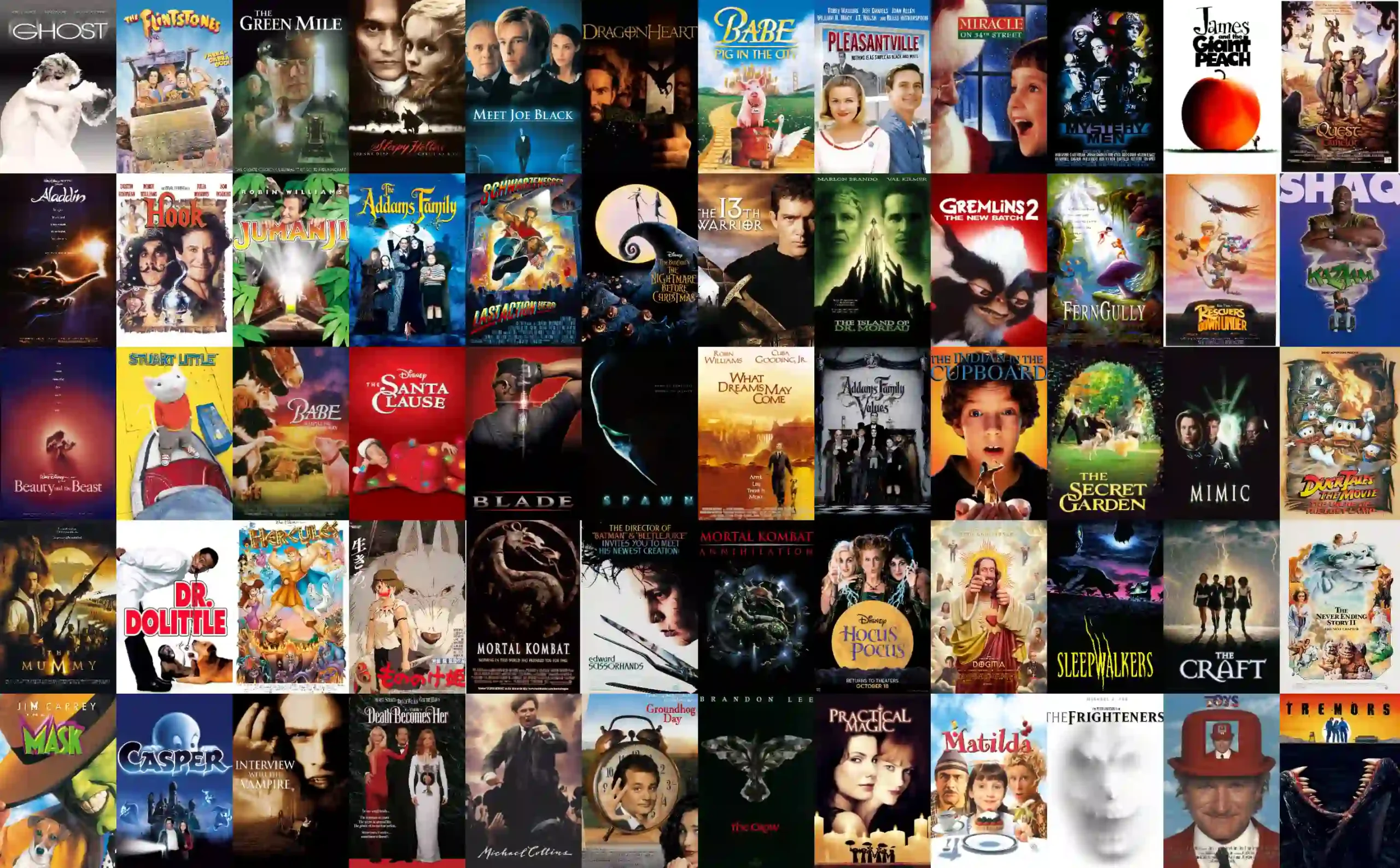 1990年代傑作ファンタジー映画まとめ