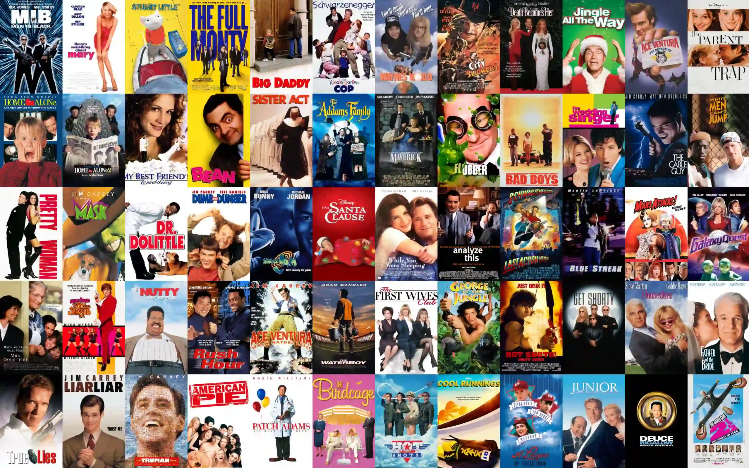 1990年代傑作コメディ映画まとめ