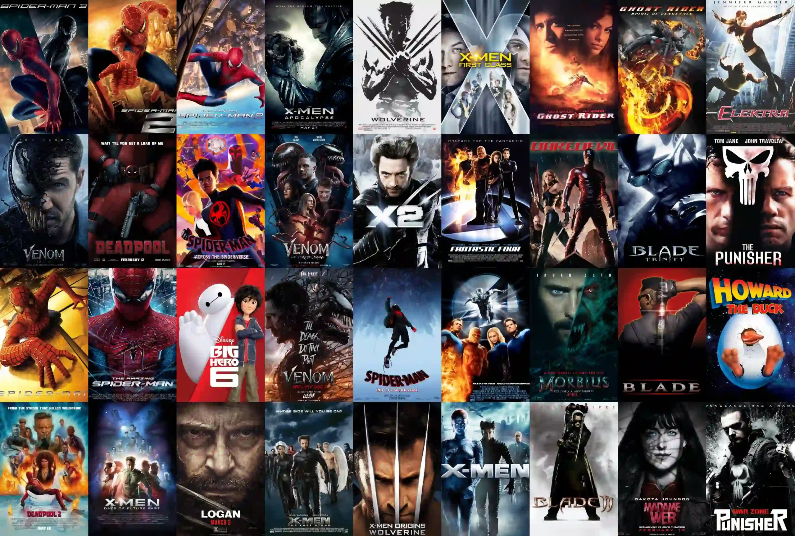 MCU以外のマーベルコミック原作映画まとめ