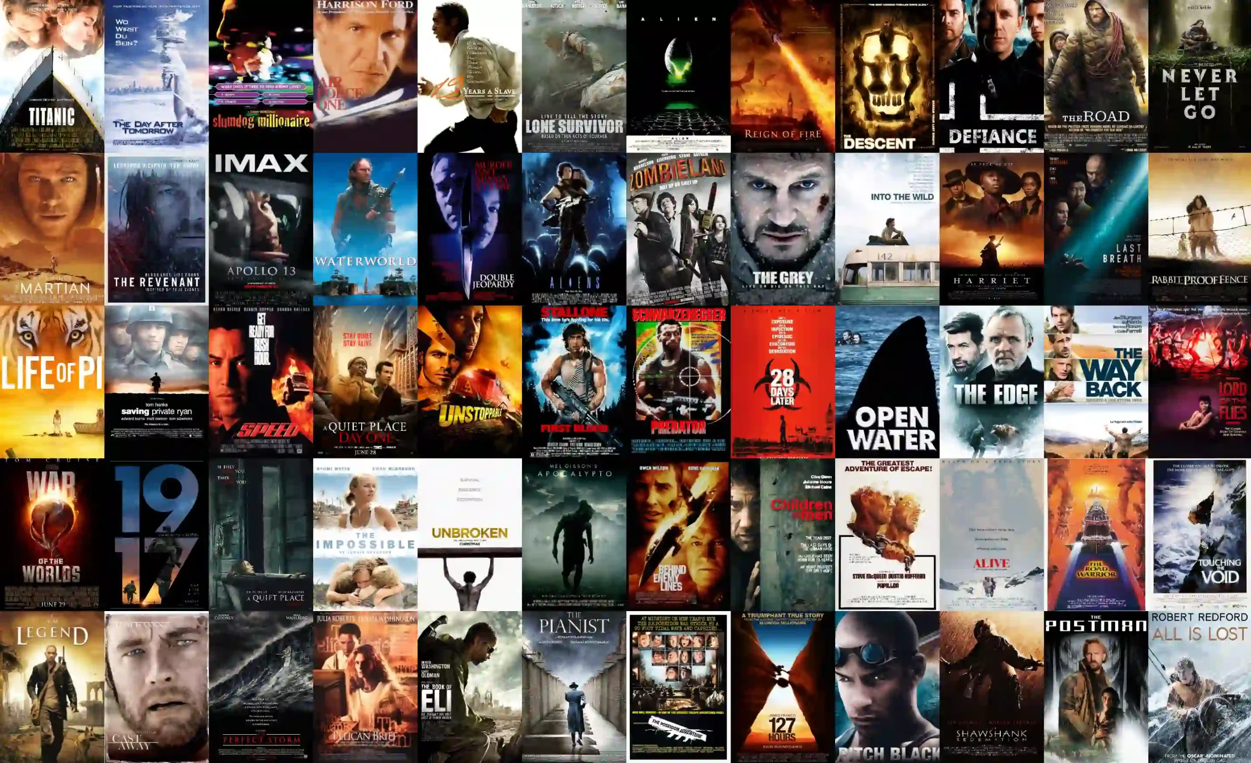 傑作サバイバル映画まとめ