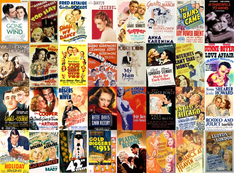 1930年代傑作ロマンス映画まとめ